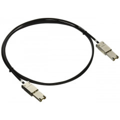 Lenovo SAS external cable - 26 pin 4x Shielded Mini MultiLane SAS (SFF-8088) (M) to 26 pin 4x Shielded Mini MultiLane SAS (SFF-8088) (M) - 2 m - for System Storage TS2240 Tape Drive